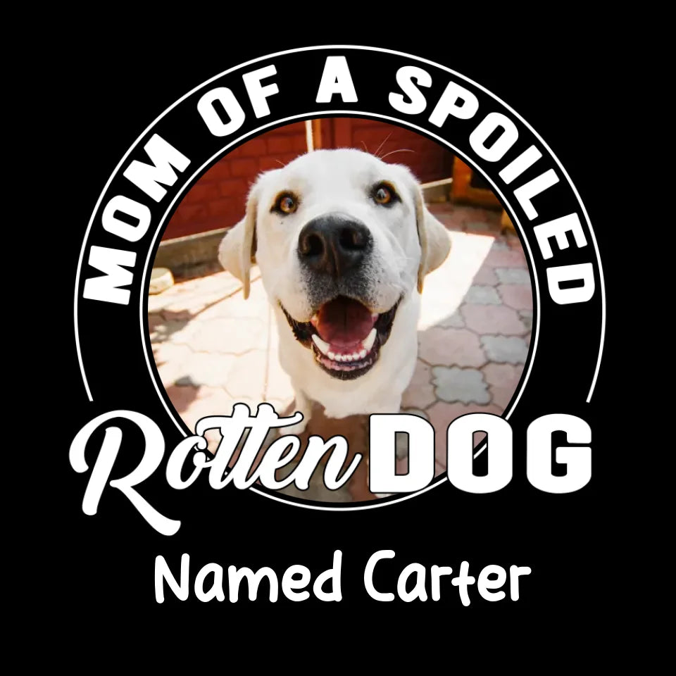 Spoiled Rotten - Custom Photo - Personalized Gifts for Dog Lovers - Unisex Sweater