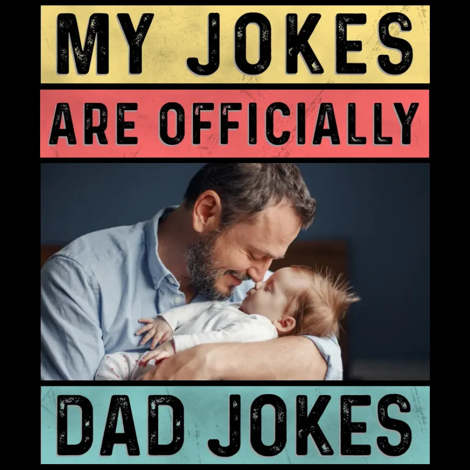 Dad Jokes - Custom Photo - Personalized Gifts For Dad - Sweater