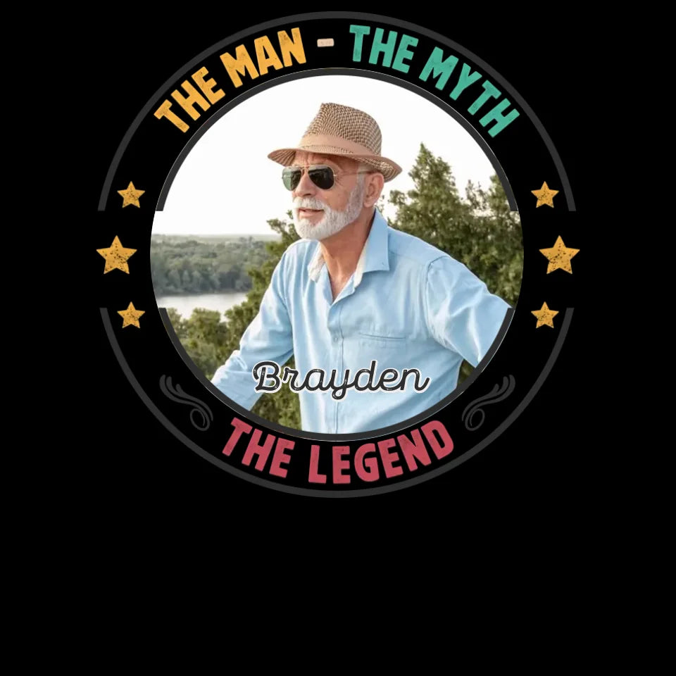 The Man Has Retired- Custom Photo - Personalized Gifts For Dad - T-Shirt