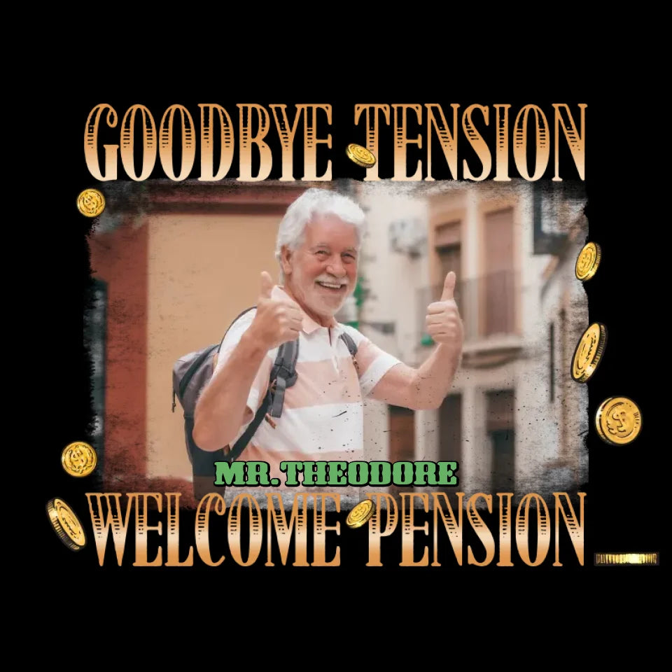 Goodbye Tension - Custom Photo - Personalized Gifts For Grandpa - Hoodie