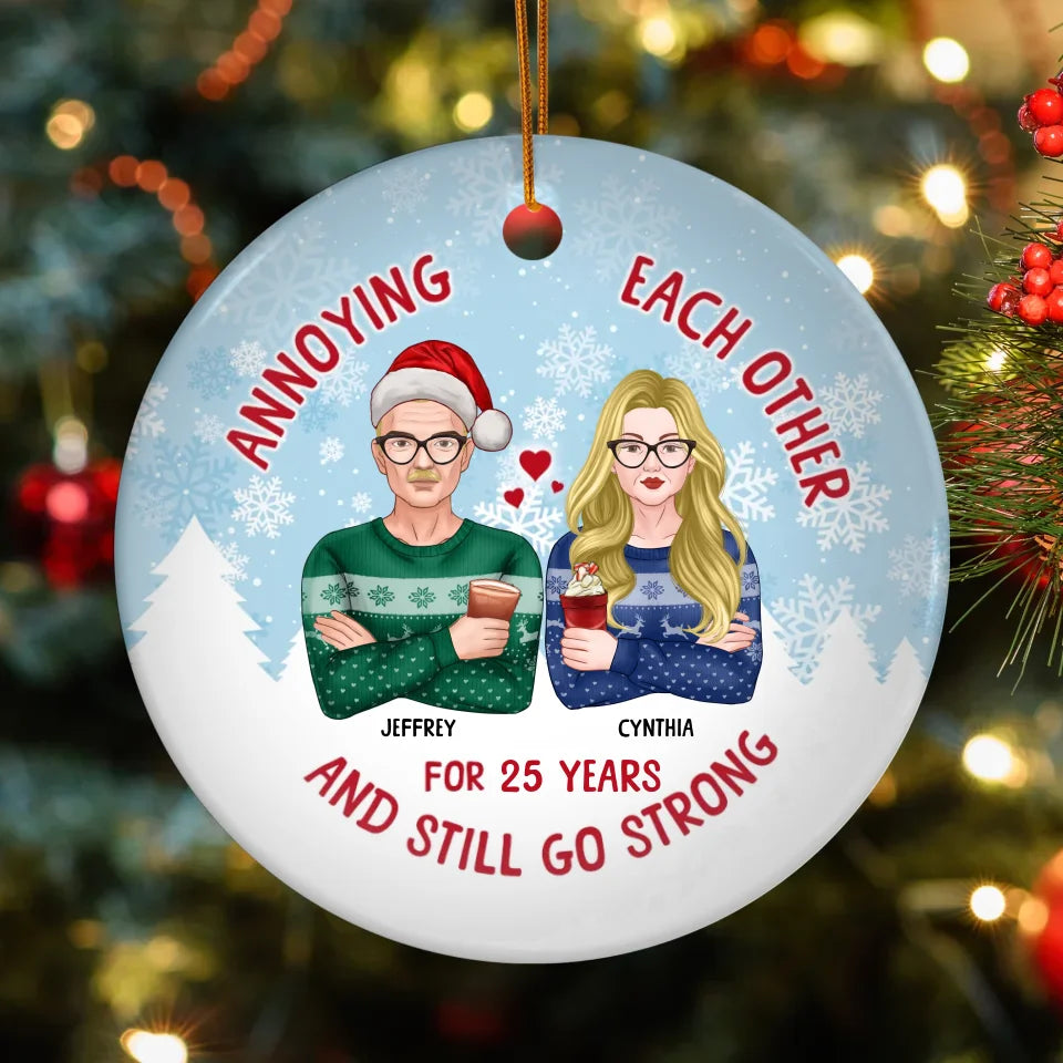 Pack 5 Christmas Couple Bundle - Personalized Gift For Couple - Ornament