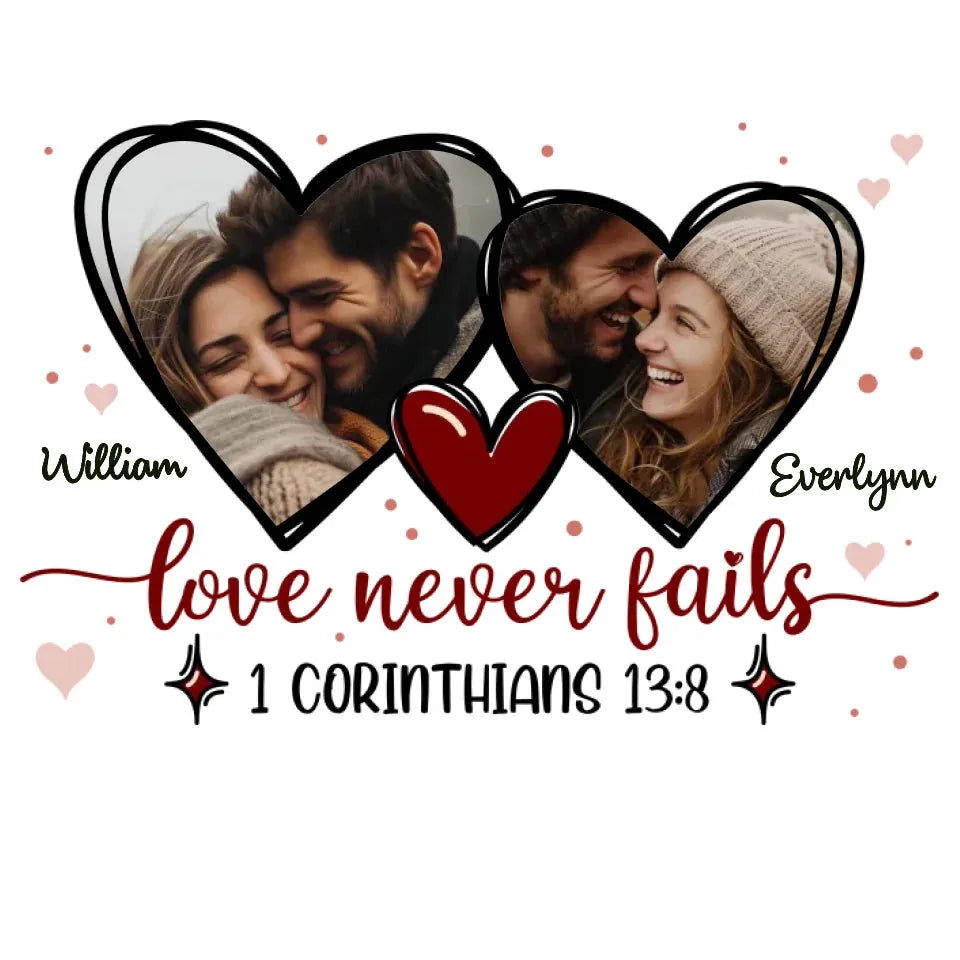 Love Is Patient, Love Is Kind, And It Endures All Things - Personalized Gifts For Couple - Unisex Hoodie