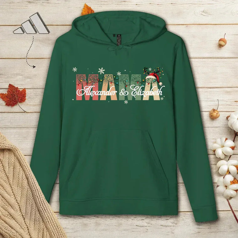 Hoodie Front - collegiate green