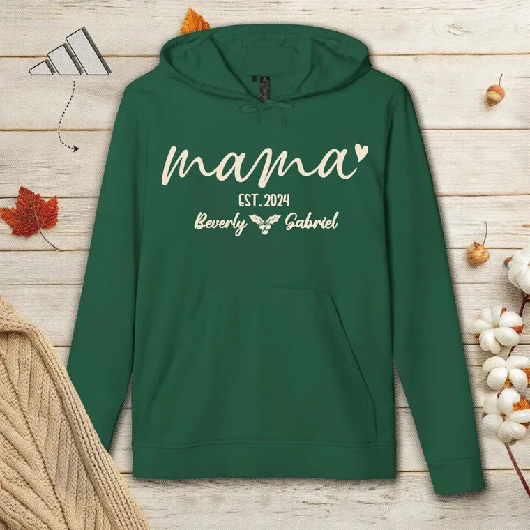 Hoodie Front - collegiate green