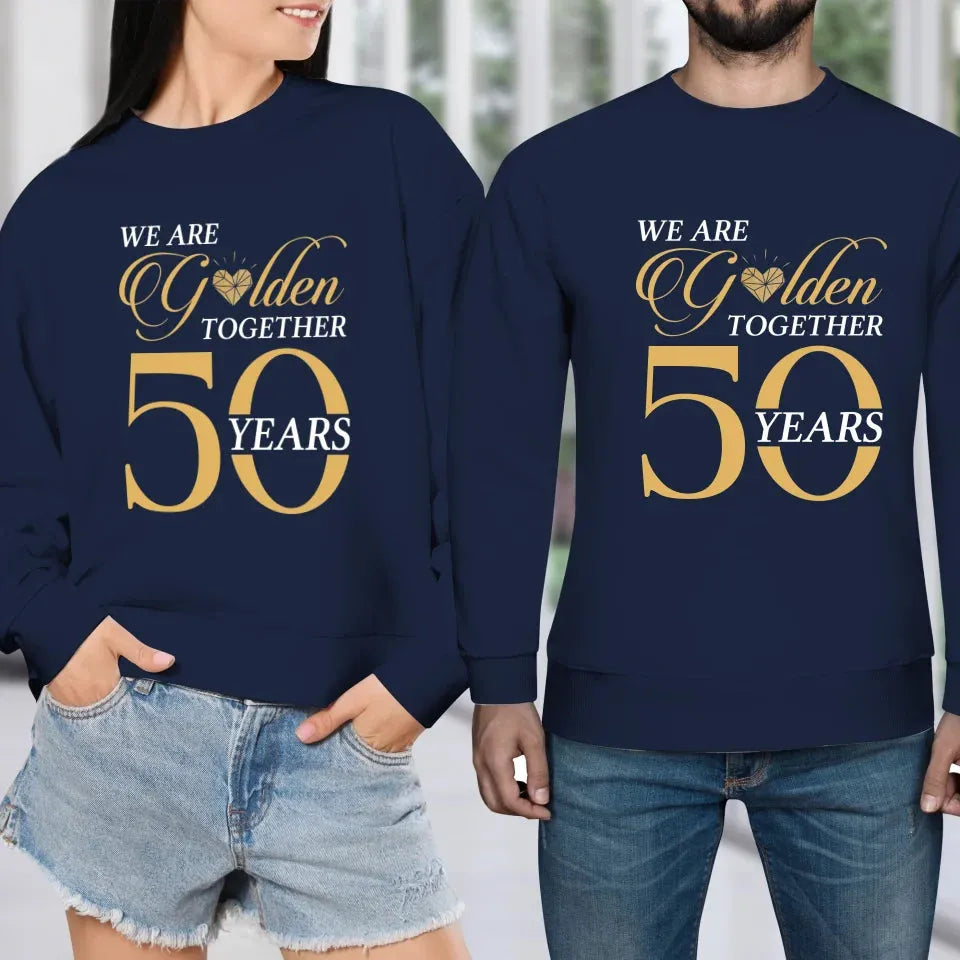 We Are Golden Together - Personalized Gifts For Couples - Unisex Sweater