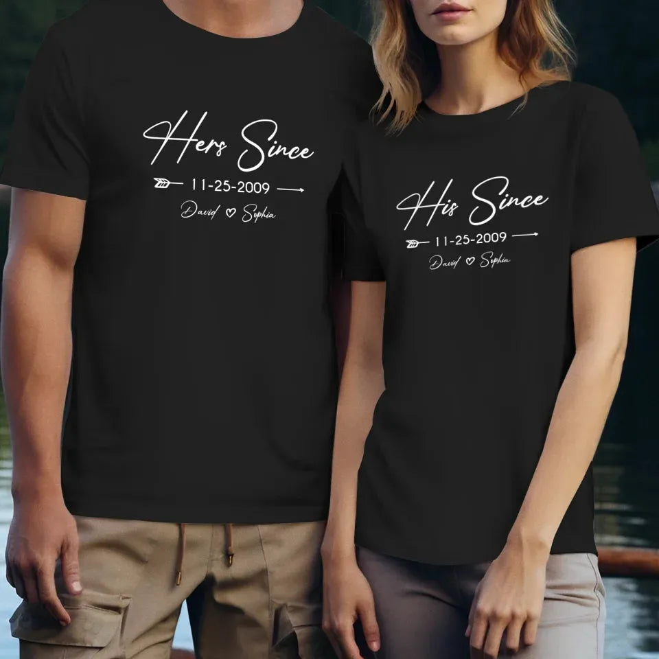 Since That Special Day, Our Love And Happiness Have Grown - Personalized Gifts For Couples - Unisex T-Shirt