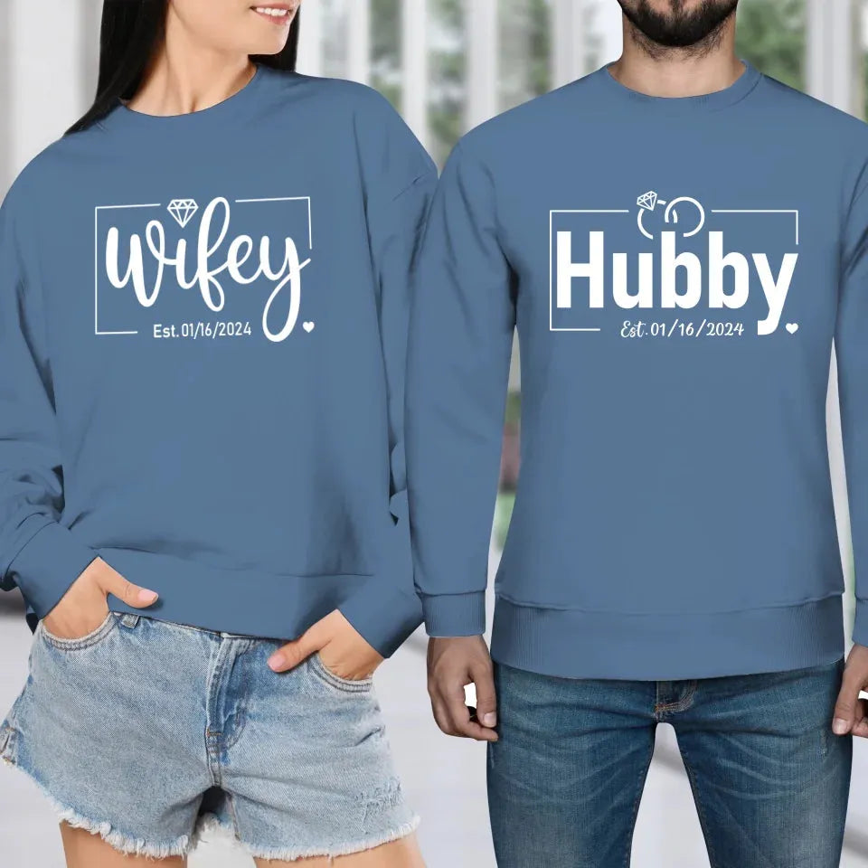 As Hubby And Wifey, We Have Enjoyed Life Filled With Love - Personalized Gifts For Couples - Unisex Sweater