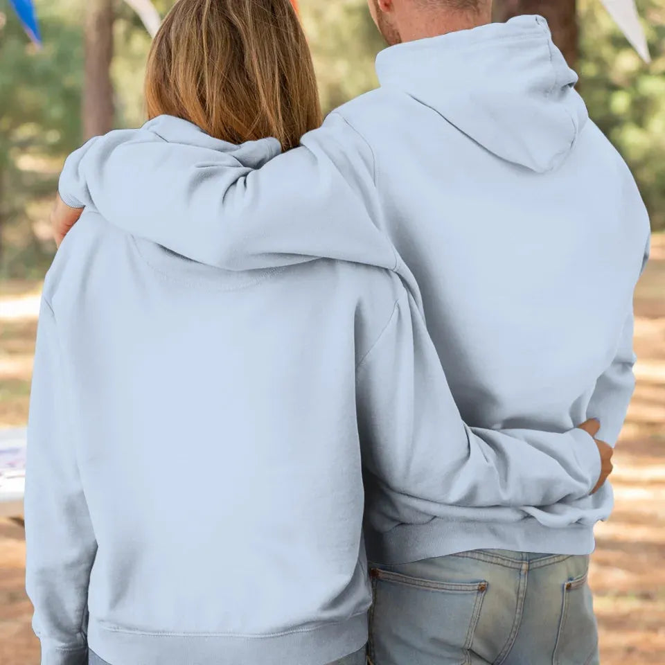 XOXO Symbolize Endless Love, Kisses For The Sweet Old Couple - Personalized Gifts For Couple - Unisex Hoodie