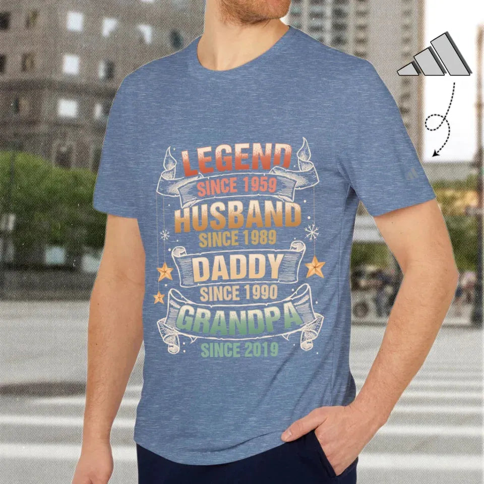 T-shirt man - navy heather