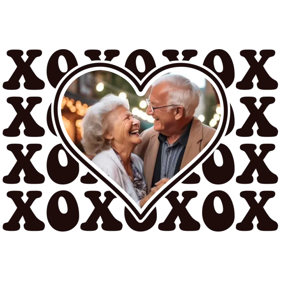 XOXO Symbolize Endless Love, Kisses For The Sweet Old Couple - Personalized Gifts For Couple - Unisex Hoodie