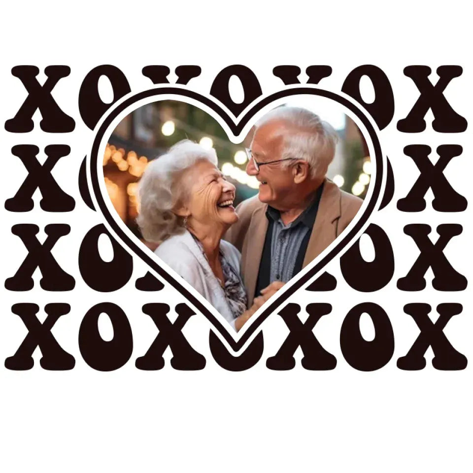 XOXO Symbolize Endless Love, Kisses For The Sweet Old Couple - Personalized Gifts For Couple - Unisex Hoodie