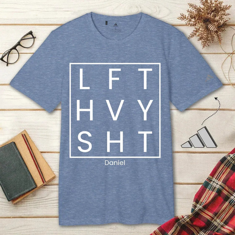 T-shirt front - navy heather