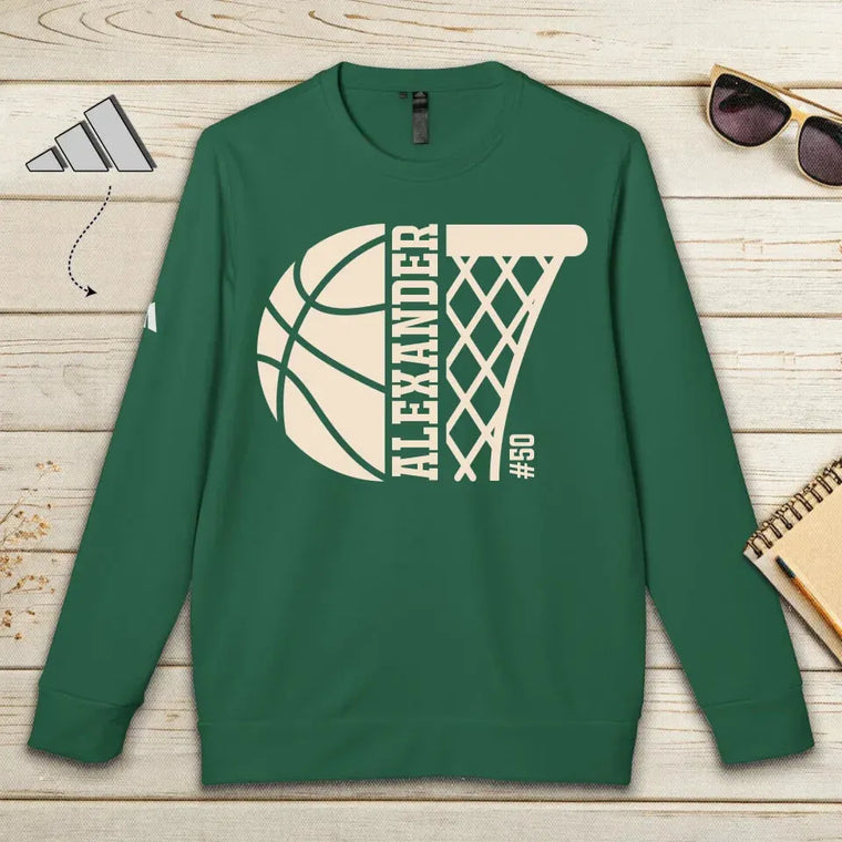 Sweater Front - Collegiate Green