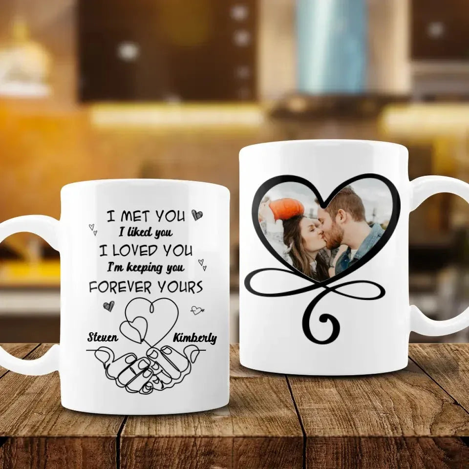 I Met You I Liked You I Loved You - Personalized Gifts For Couples - Mug