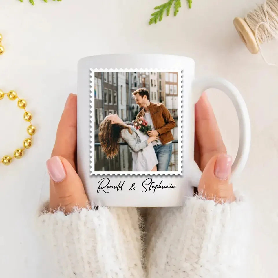 It Started With A Message - Personalized Gifts For Couples - Mug