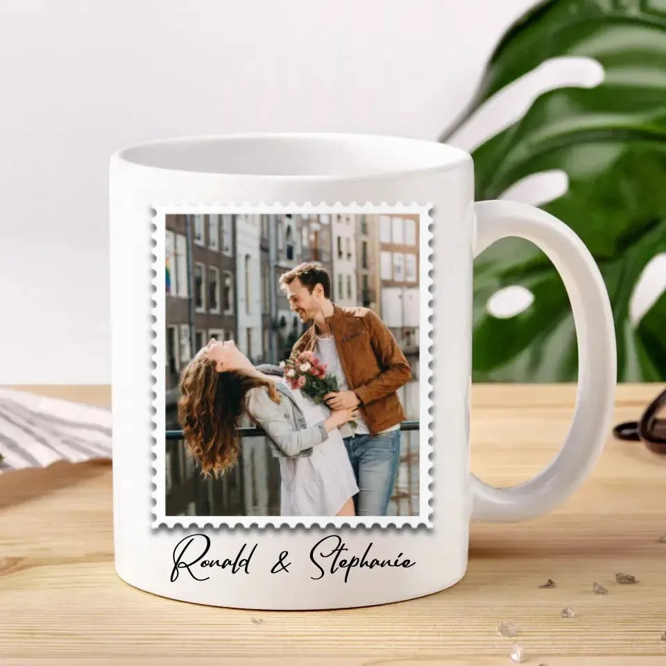 It Started With A Message - Personalized Gifts For Couples - Mug