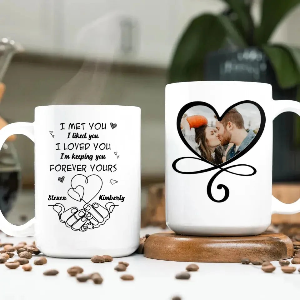 I Met You I Liked You I Loved You - Personalized Gifts For Couples - Mug