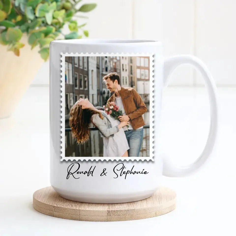 It Started With A Message - Personalized Gifts For Couples - Mug