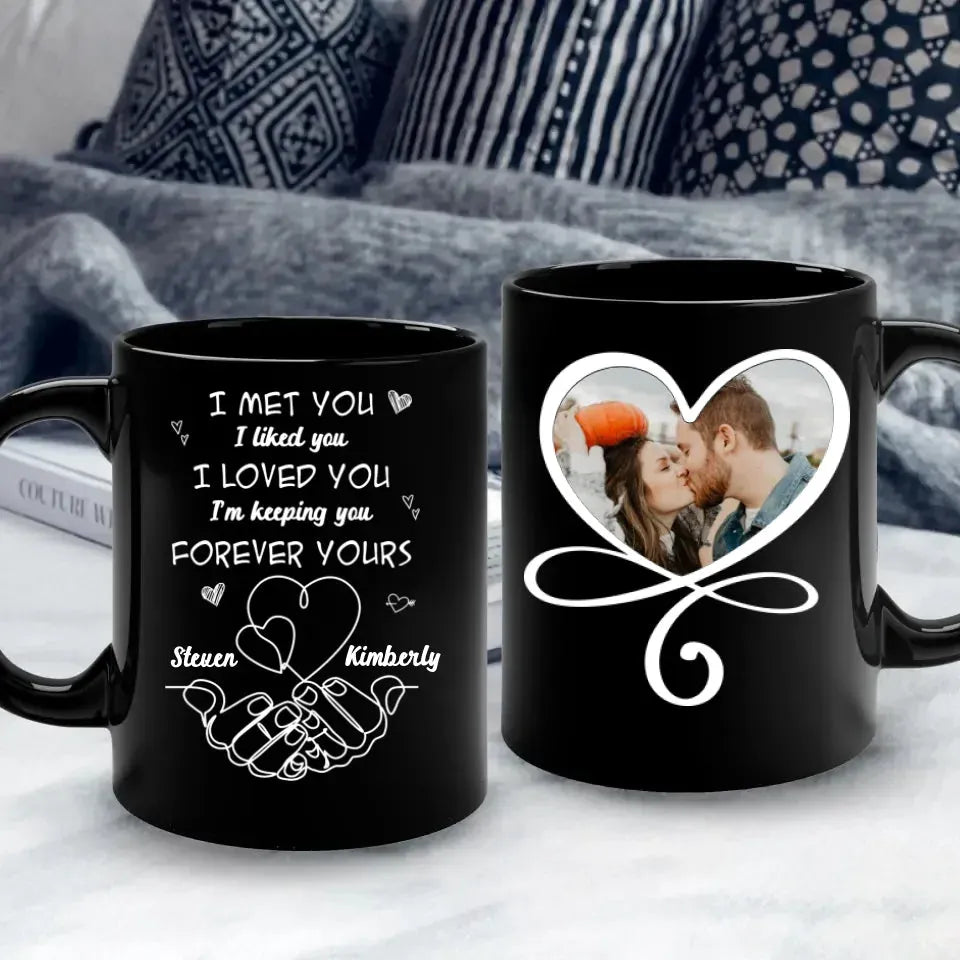 I Met You I Liked You I Loved You - Personalized Gifts For Couples - Mug