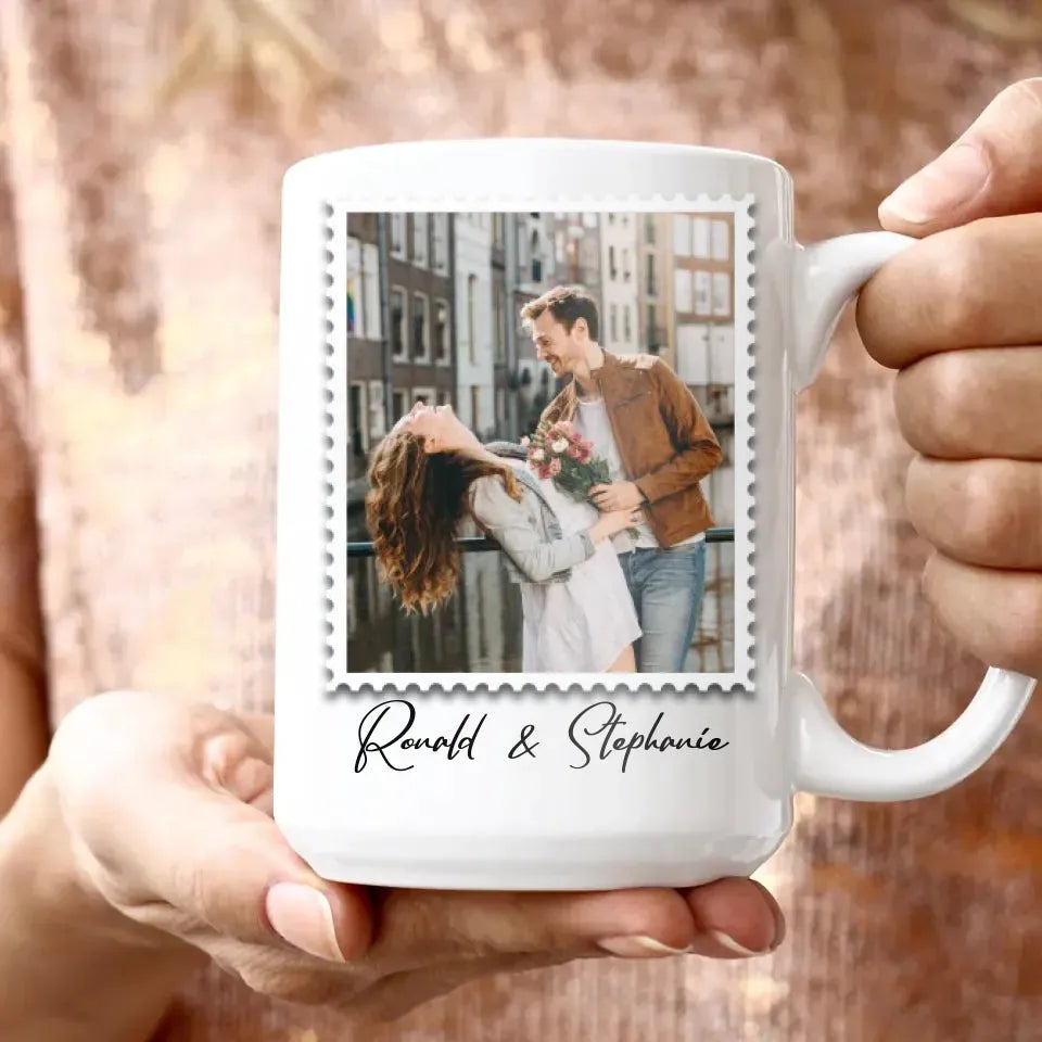 It Started With A Message - Personalized Gifts For Couples - Mug