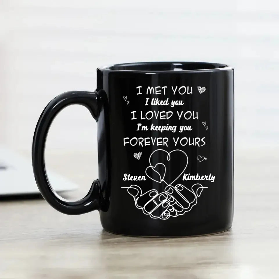 I Met You I Liked You I Loved You - Personalized Gifts For Couples - Mug