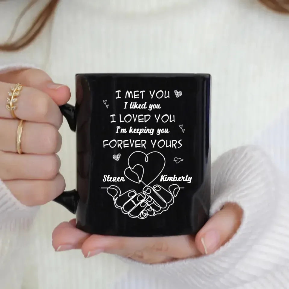 I Met You I Liked You I Loved You - Personalized Gifts For Couples - Mug