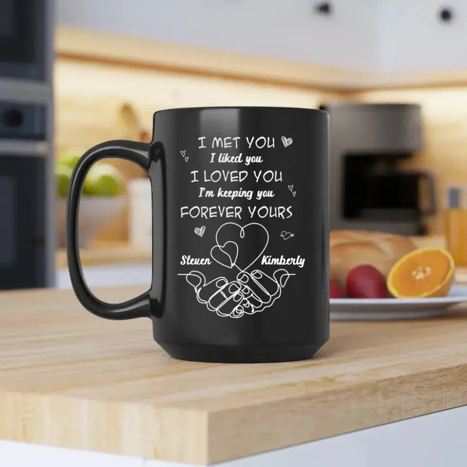 I Met You I Liked You I Loved You - Personalized Gifts For Couples - Mug