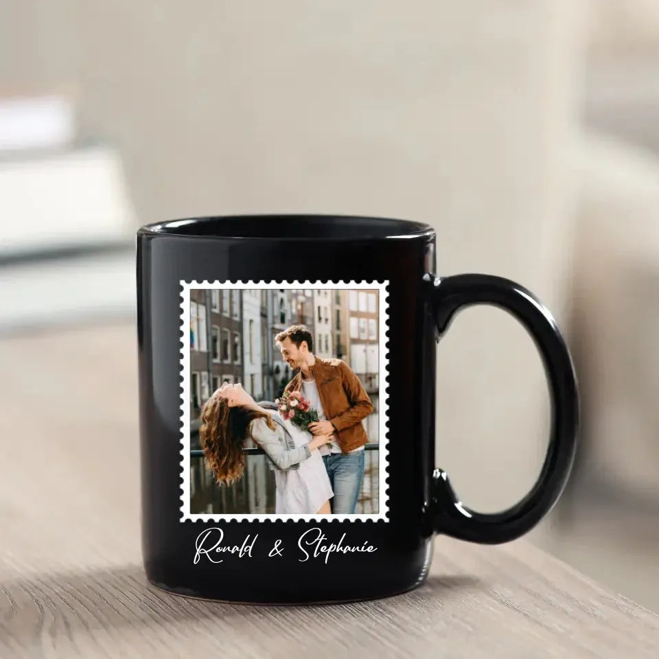 It Started With A Message - Personalized Gifts For Couples - Mug