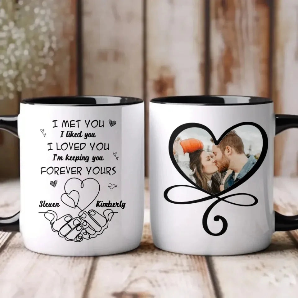 I Met You I Liked You I Loved You - Personalized Gifts For Couples - Mug