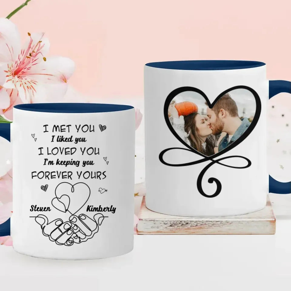 I Met You I Liked You I Loved You - Personalized Gifts For Couples - Mug