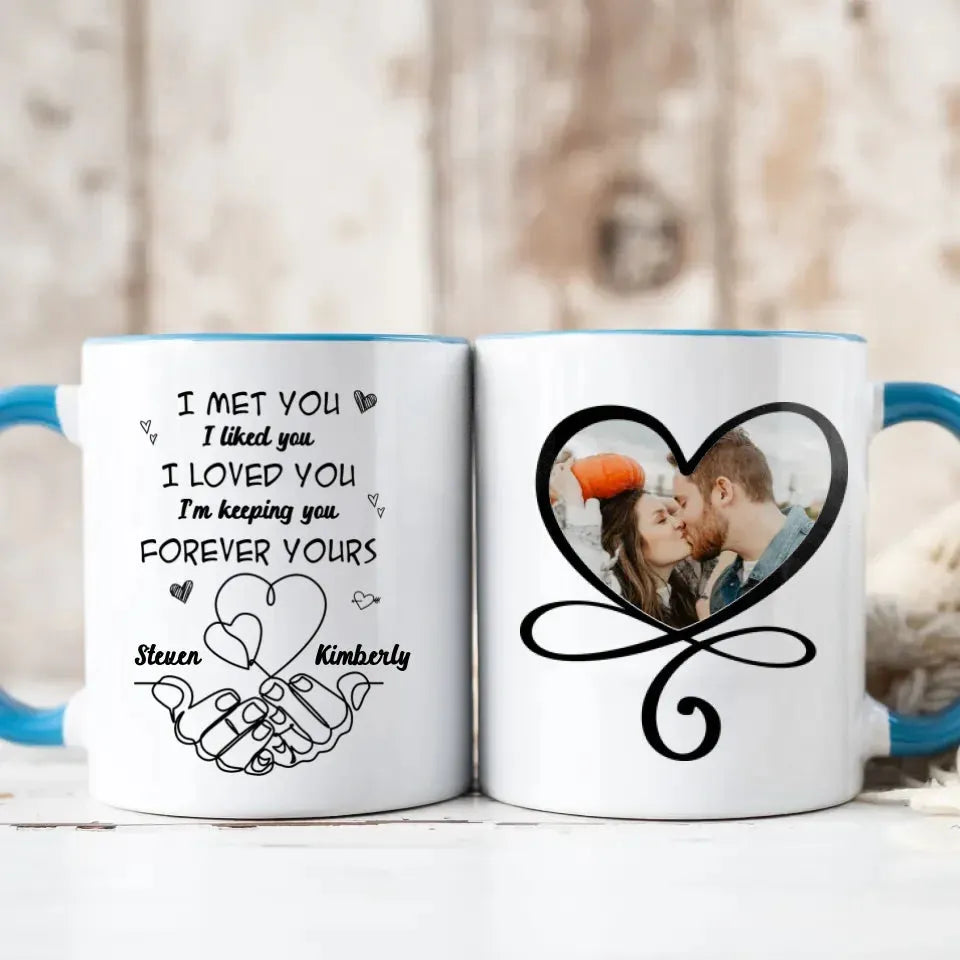 I Met You I Liked You I Loved You - Personalized Gifts For Couples - Mug