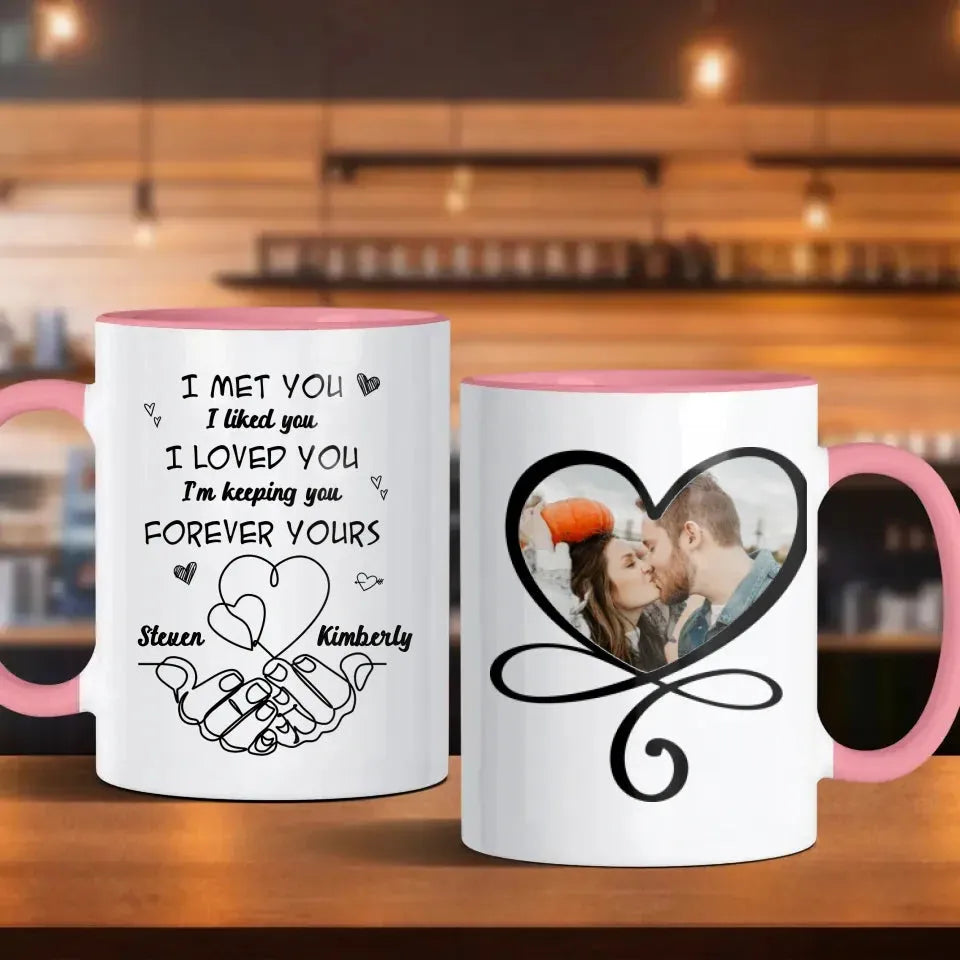 I Met You I Liked You I Loved You - Personalized Gifts For Couples - Mug