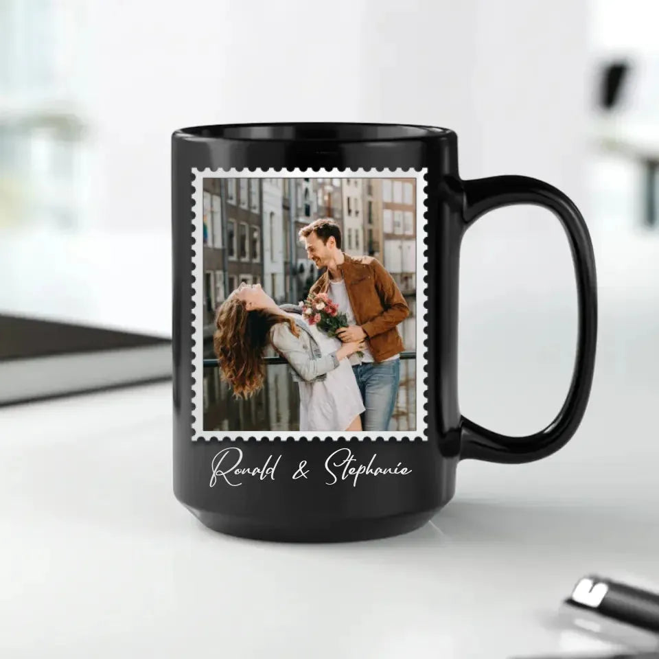 It Started With A Message - Personalized Gifts For Couples - Mug