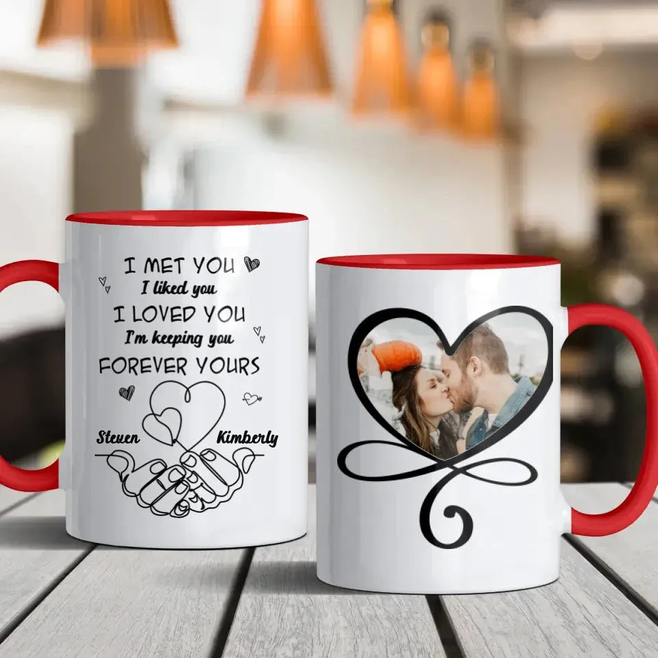 I Met You I Liked You I Loved You - Personalized Gifts For Couples - Mug