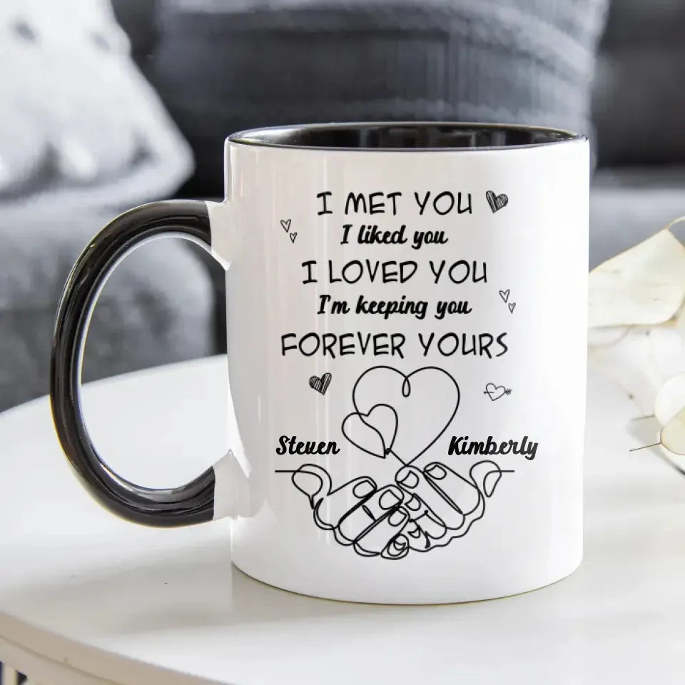 I Met You I Liked You I Loved You - Personalized Gifts For Couples - Mug