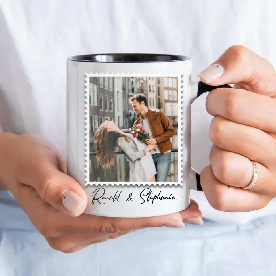 It Started With A Message - Personalized Gifts For Couples - Mug