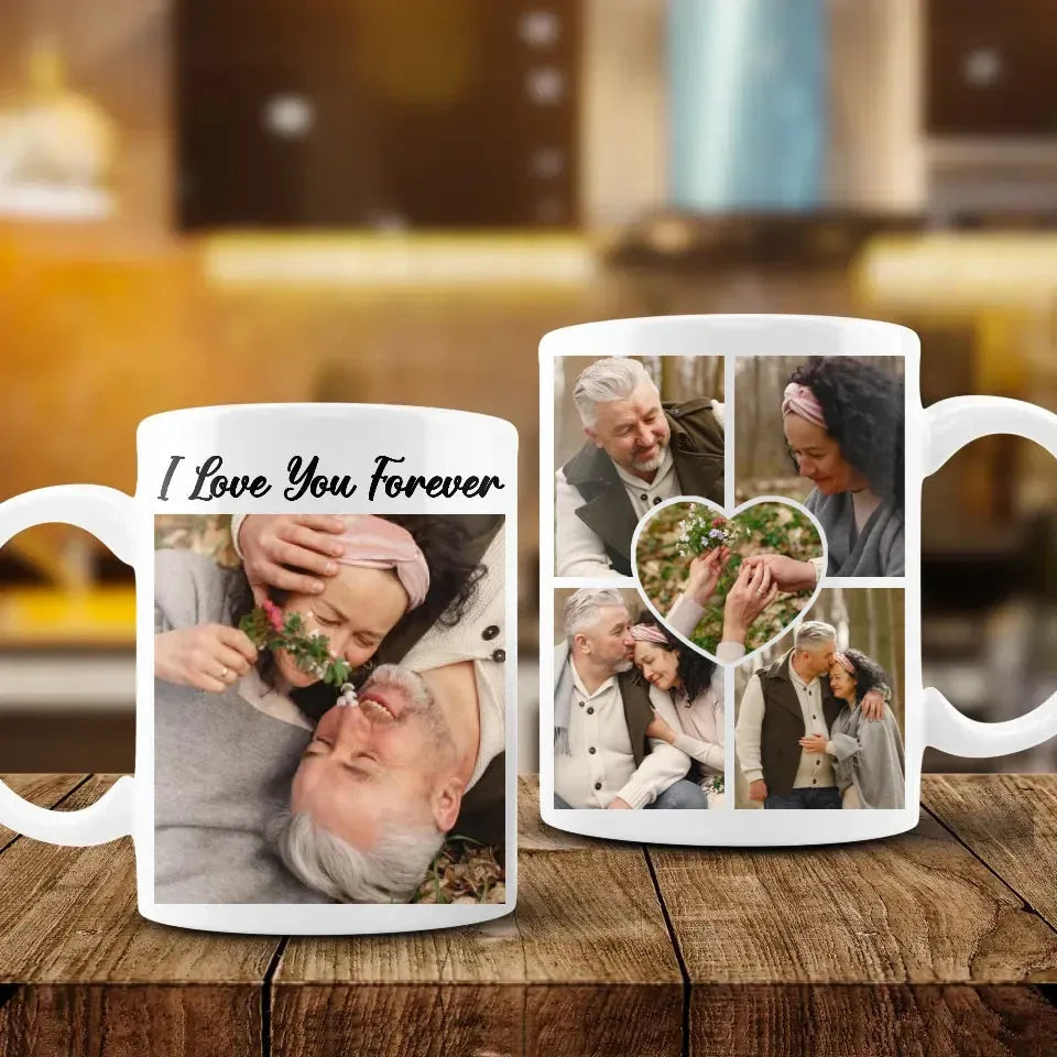 Photo Capture The Timeless Love Of The Sweet Old Couple - Personalized Gifts For Couples - Mug