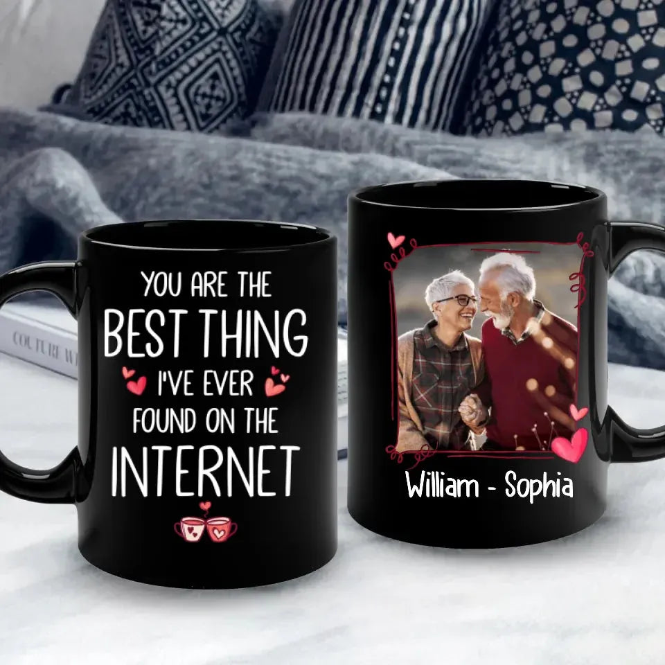 Discovered True Love Online: You, My Best Internet Find! - Personalized Gifts For Couples - Mug