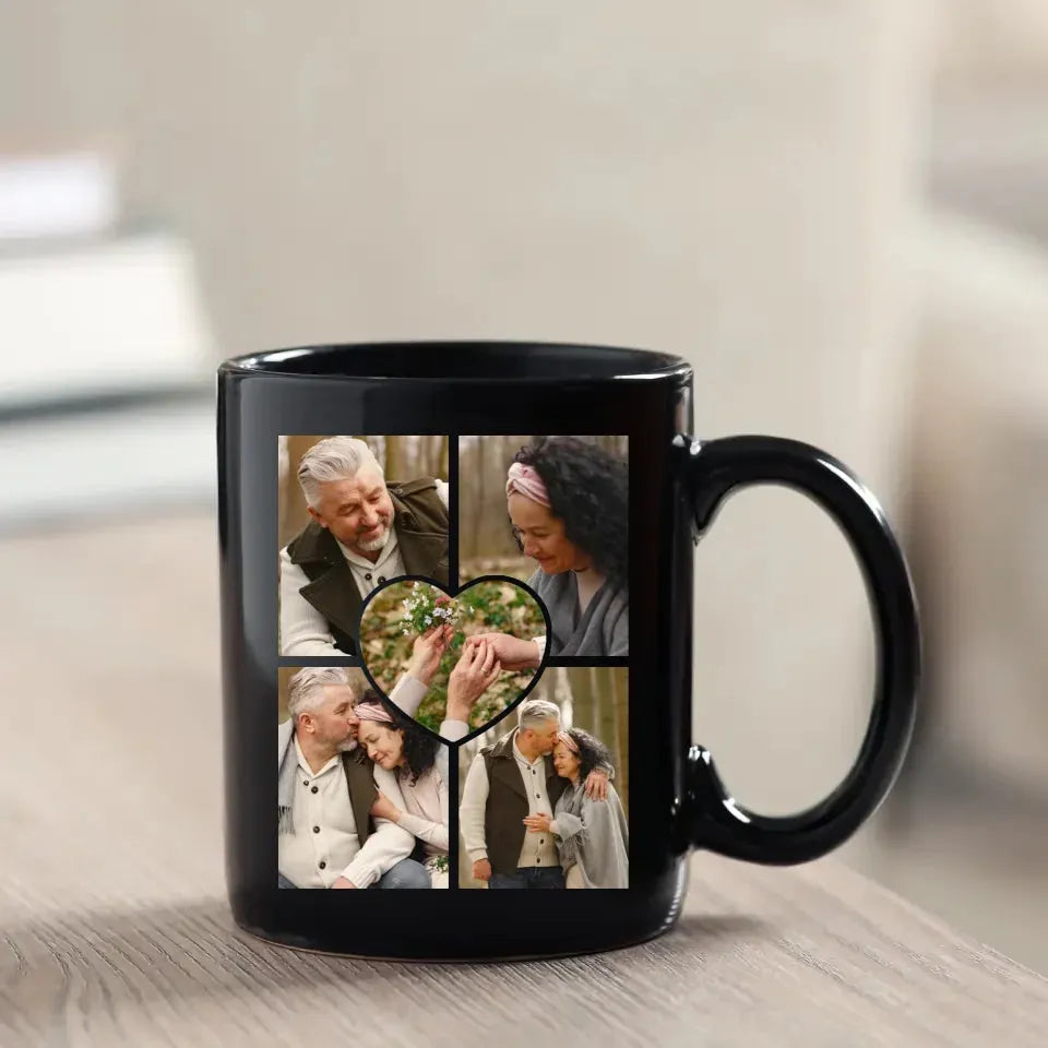 Photo Capture The Timeless Love Of The Sweet Old Couple - Personalized Gifts For Couples - Mug