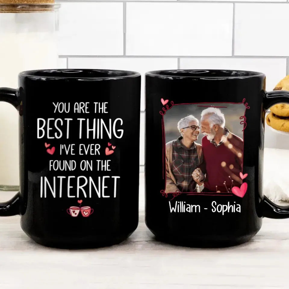 Discovered True Love Online: You, My Best Internet Find! - Personalized Gifts For Couples - Mug