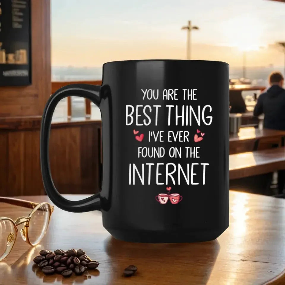 Discovered True Love Online: You, My Best Internet Find! - Personalized Gifts For Couples - Mug