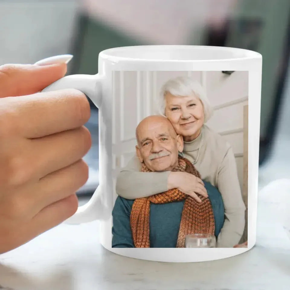 Unforgettable Valentine's Day Celebration For Elderly Couple - Personalized Gifts For Couples - Mug