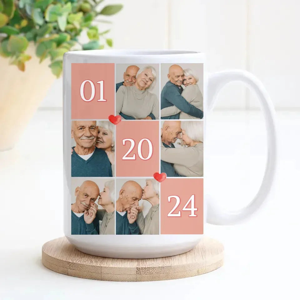 Unforgettable Valentine's Day Celebration For Elderly Couple - Personalized Gifts For Couples - Mug