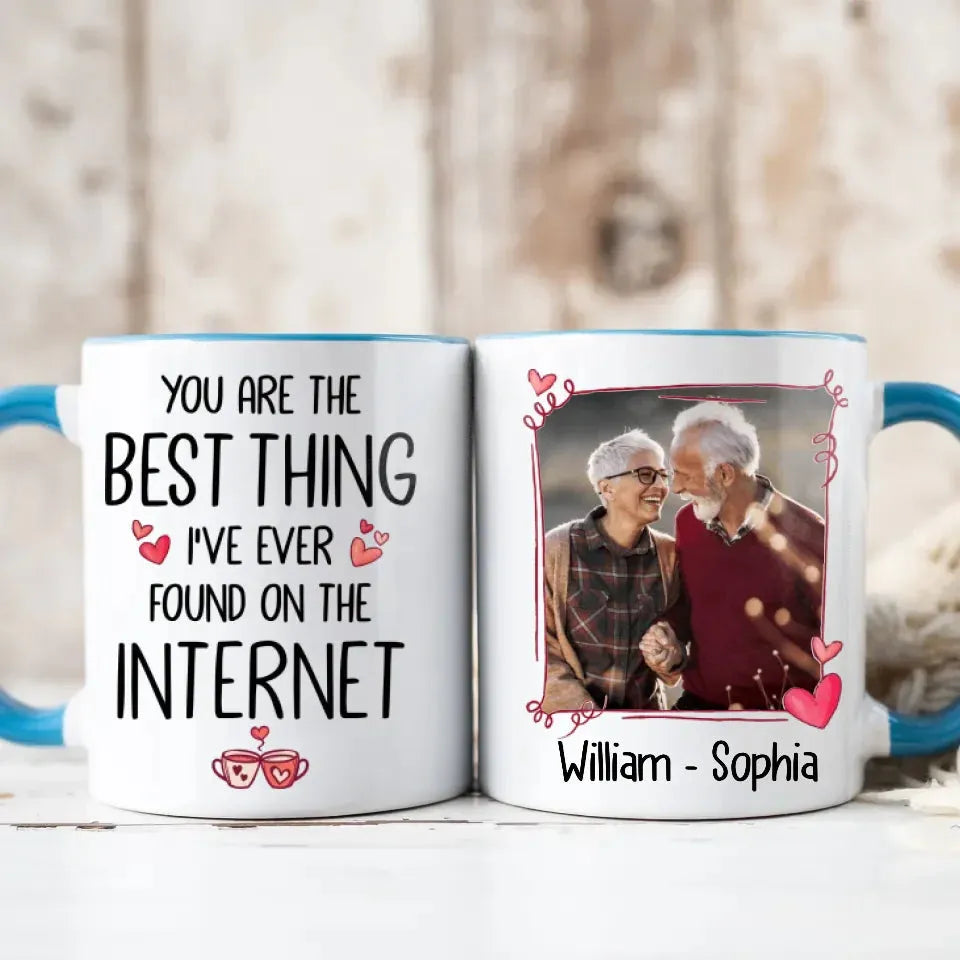 Discovered True Love Online: You, My Best Internet Find! - Personalized Gifts For Couples - Mug