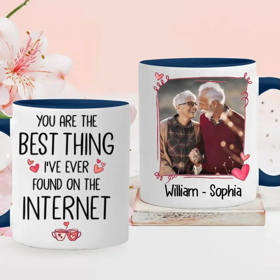 Discovered True Love Online: You, My Best Internet Find! - Personalized Gifts For Couples - Mug