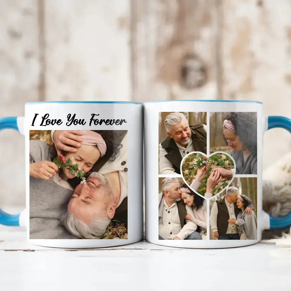 Photo Capture The Timeless Love Of The Sweet Old Couple - Personalized Gifts For Couples - Mug