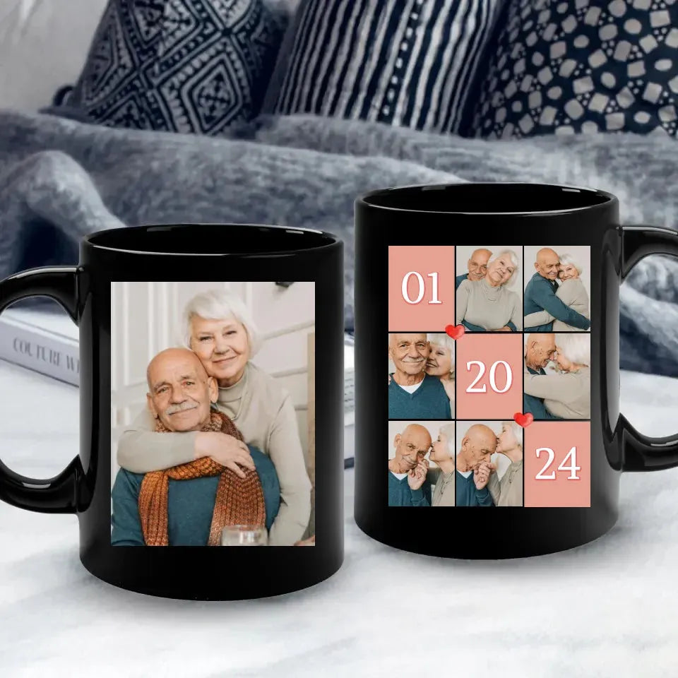 Unforgettable Valentine's Day Celebration For Elderly Couple - Personalized Gifts For Couples - Mug