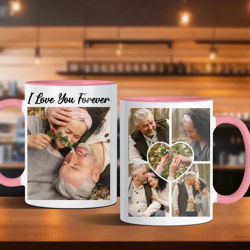 Photo Capture The Timeless Love Of The Sweet Old Couple - Personalized Gifts For Couples - Mug