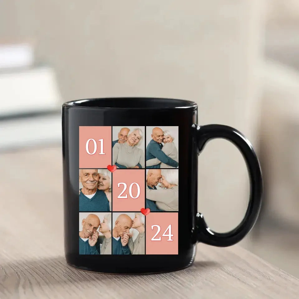 Unforgettable Valentine's Day Celebration For Elderly Couple - Personalized Gifts For Couples - Mug