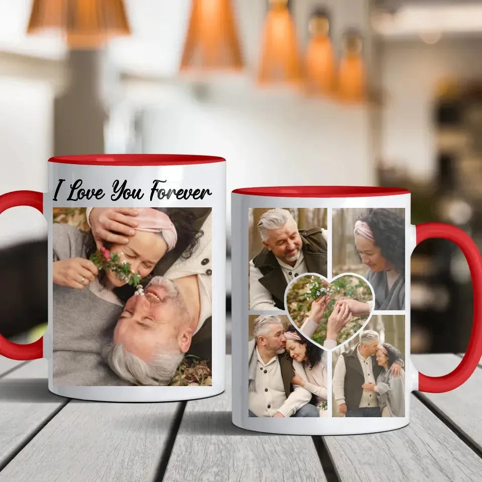 Photo Capture The Timeless Love Of The Sweet Old Couple - Personalized Gifts For Couples - Mug